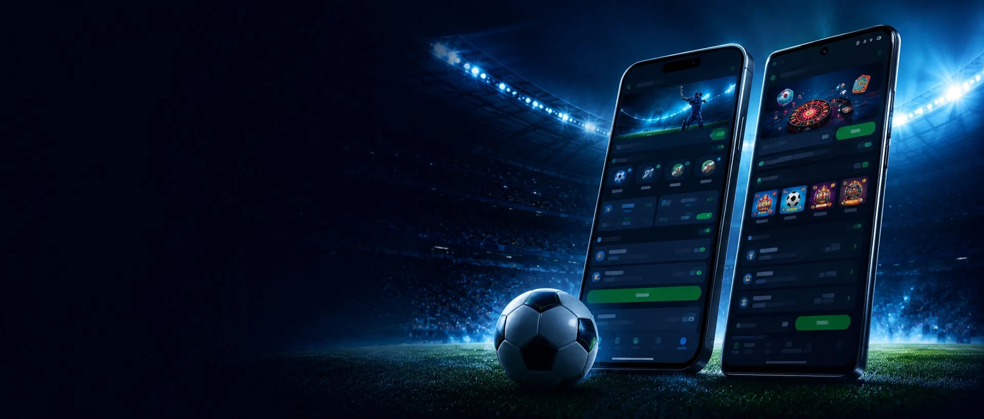 1xBet sports and casino interface on mobile